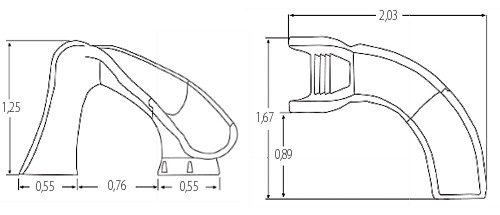 Scivolo per piscina Cyclone -misure